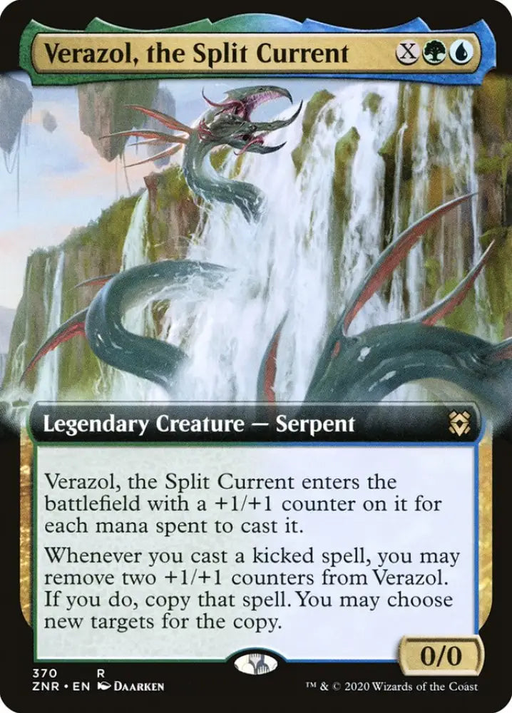 Verazol the Split Current (Extended Art) [Zendikar Rising] - MTG Single