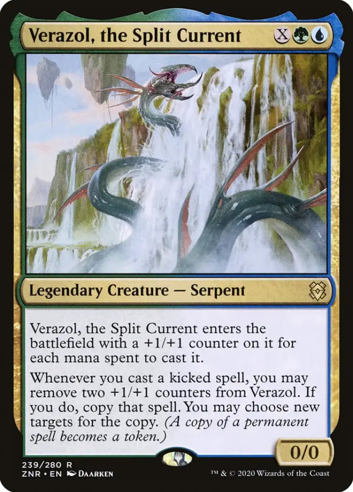 Verazol the Split Current [Zendikar Rising] - MTG Single