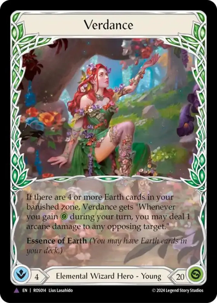Verdance (Marvel) [Rosetta] Cold Foil - Flesh And Blood Single