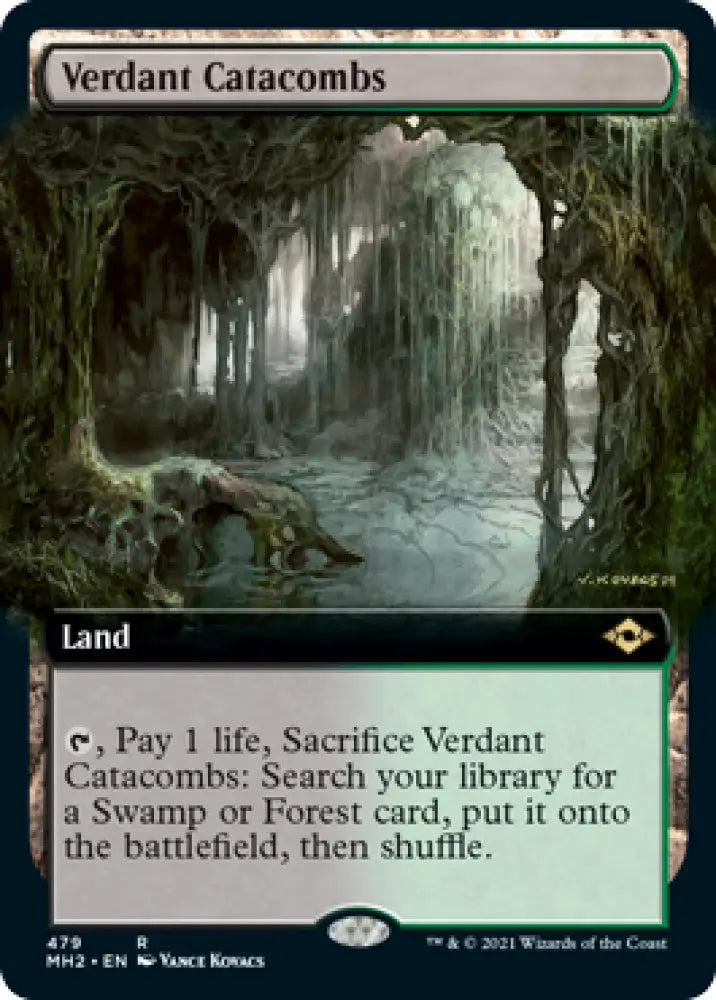 Verdant Catacombs (Extended Art) [Modern Horizons 2] - MTG Single