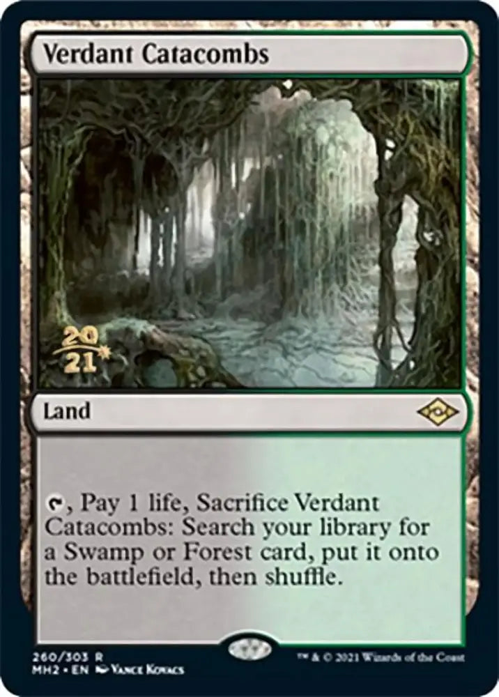 Verdant Catacombs [Modern Horizons 2 Prerelease Promos] - MTG Single
