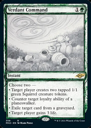 Verdant Command (Sketch) [Modern Horizons 2] - MTG Single