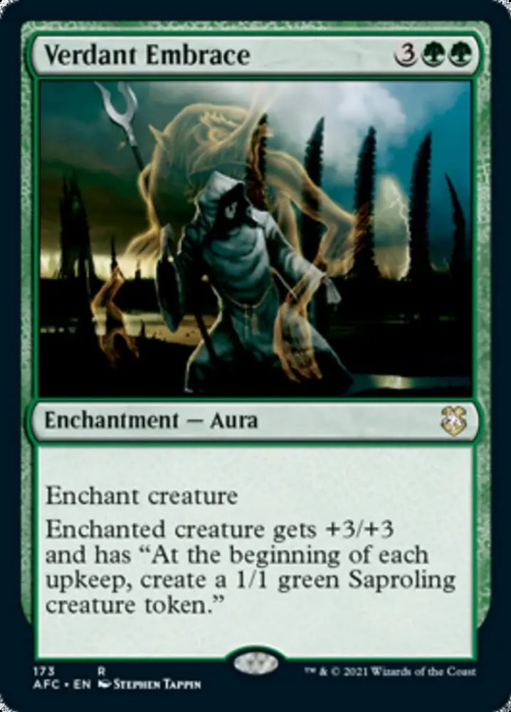 Verdant Embrace [Dungeons & Dragons: Adventures in the Forgotten Realms Commander] - MTG Single