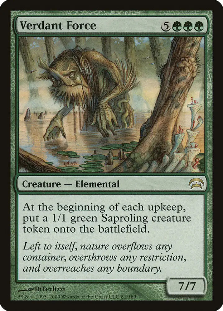 Verdant Force [Planechase] - MTG Single