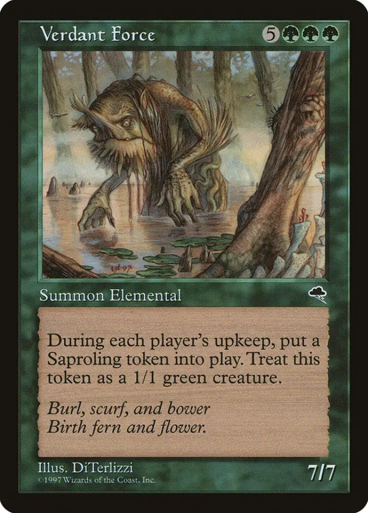 Verdant Force [Tempest] - MTG Single