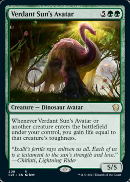 Verdant Sun’s Avatar [Commander 2021] - MTG Single