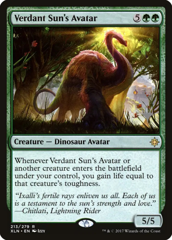 Verdant Sun’s Avatar (Promo Pack) [Ixalan Promos] - MTG Single