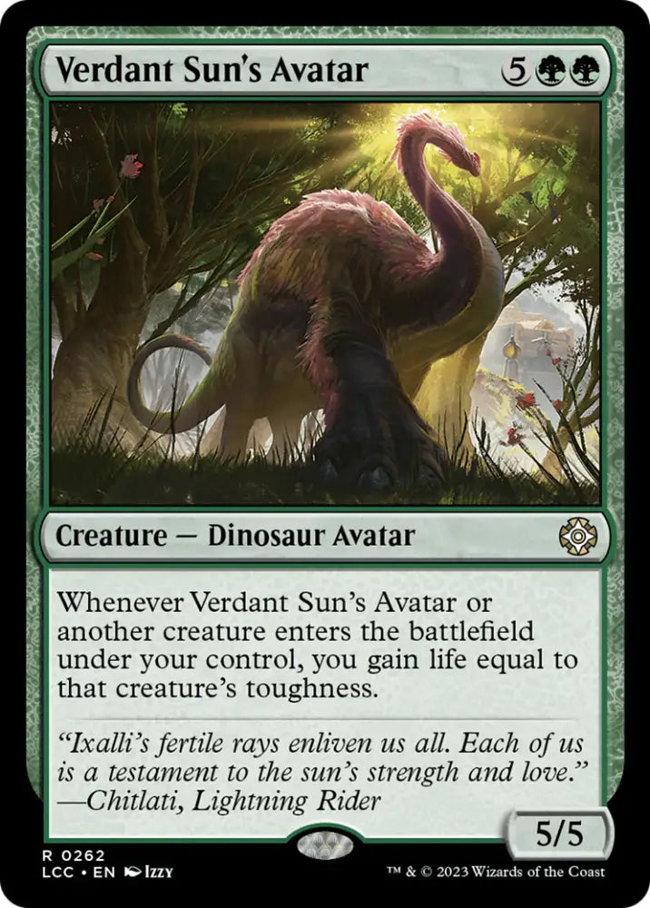 Verdant Sun’s Avatar [The Lost Caverns of Ixalan Commander] - MTG Single