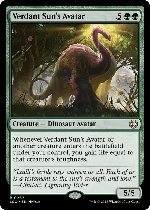 Verdant Sun’s Avatar [The Lost Caverns of Ixalan Commander] - MTG Single