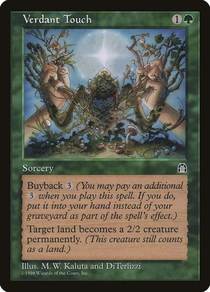 Verdant Touch [Stronghold] - MTG Single