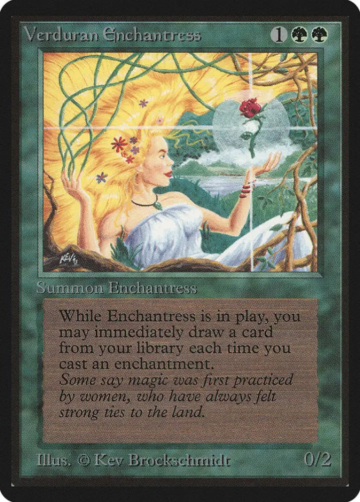 Verduran Enchantress [Beta Edition] - MTG Single