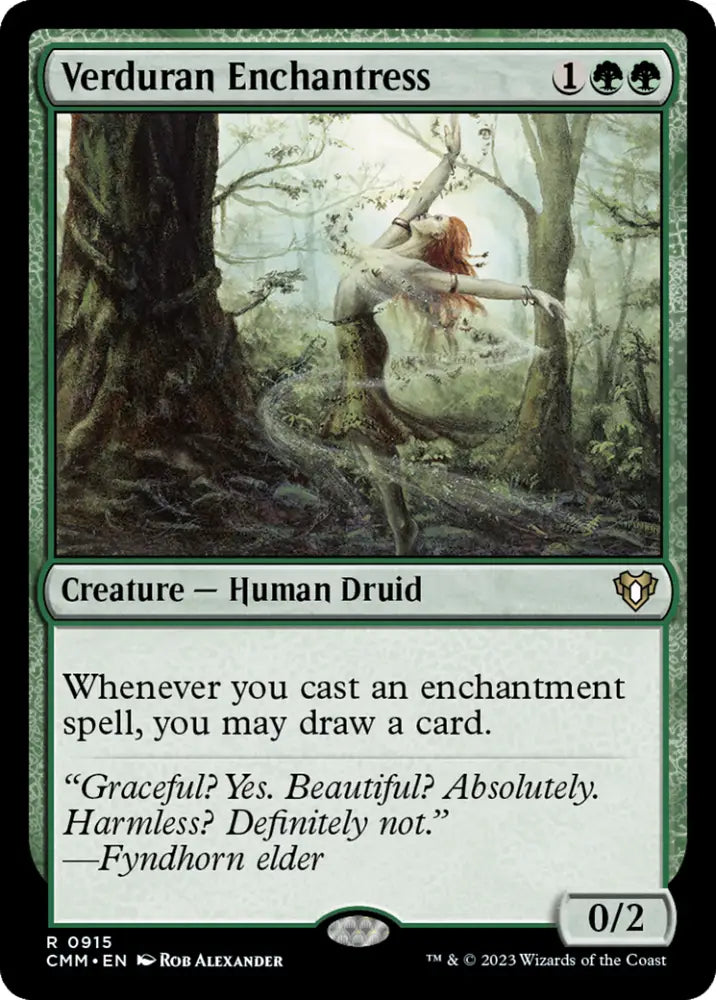 Verduran Enchantress [Commander Masters] - MTG Single