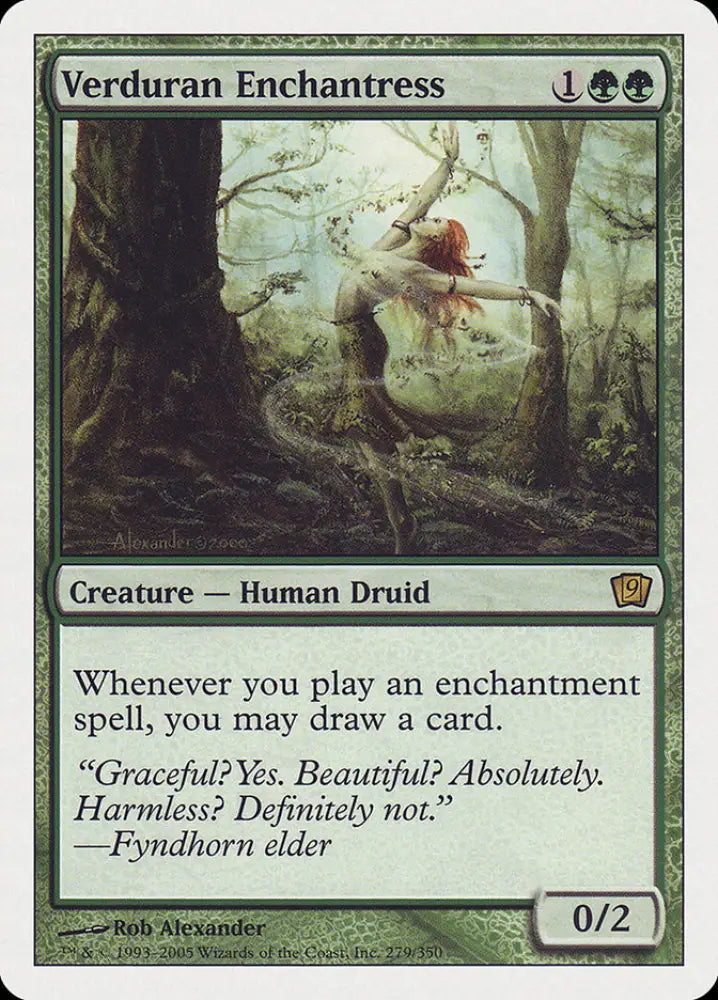 Verduran Enchantress [Ninth Edition] - MTG Single