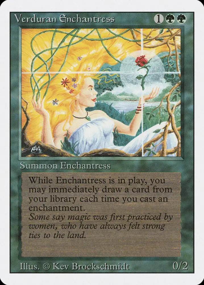 Verduran Enchantress [Revised Edition] - MTG Single