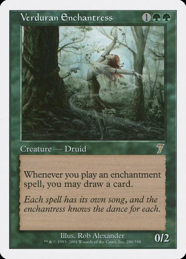 Verduran Enchantress [Seventh Edition] - MTG Single