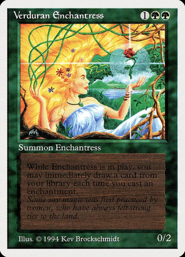 Verduran Enchantress [Summer Magic / Edgar] - MTG Single
