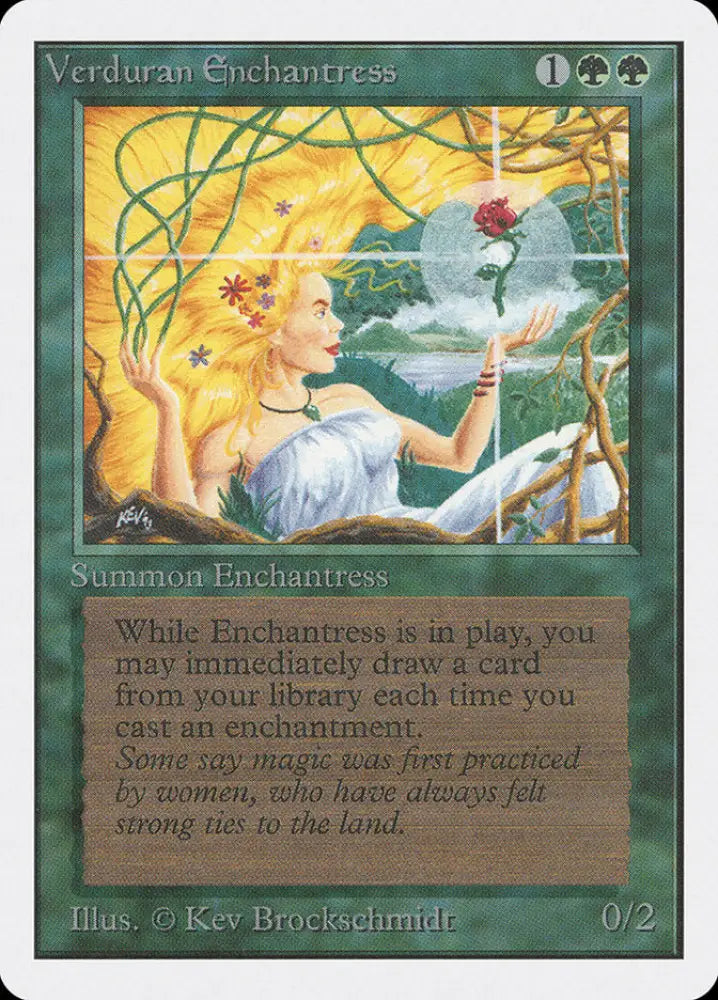 Verduran Enchantress [Unlimited Edition] - MTG Single