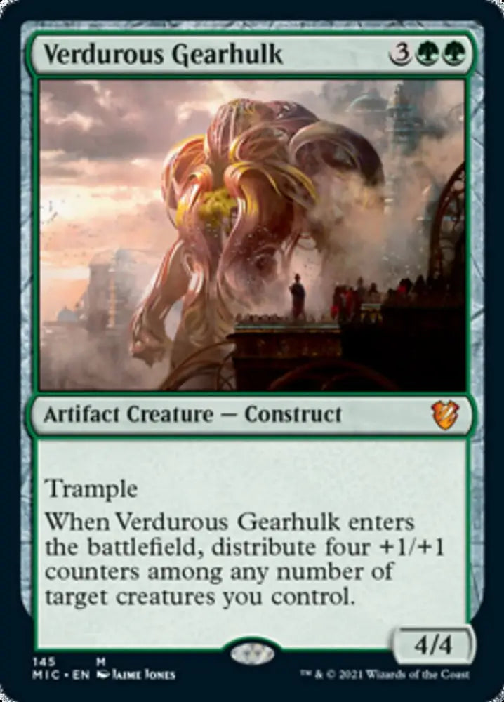 Verdurous Gearhulk [Innistrad: Midnight Hunt Commander] - MTG Single