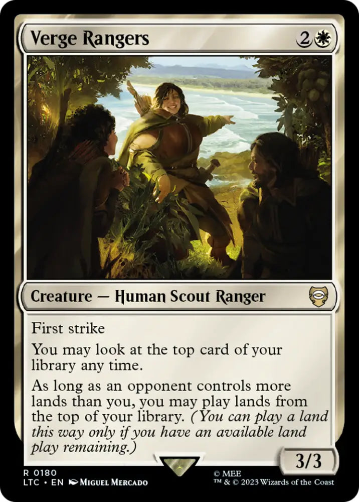 Verge Rangers [The Lord of the Rings: Tales of Middle-Earth Commander] - MTG Single