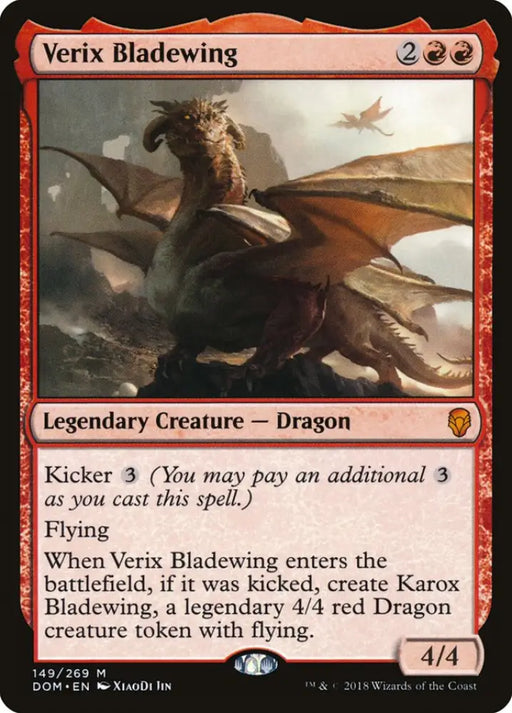 Verix Bladewing [Dominaria] - MTG Single