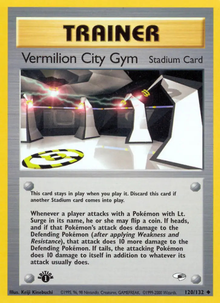 Vermilion City Gym (120/132) [Gym Heroes 1st Edition] - Pokemon Single