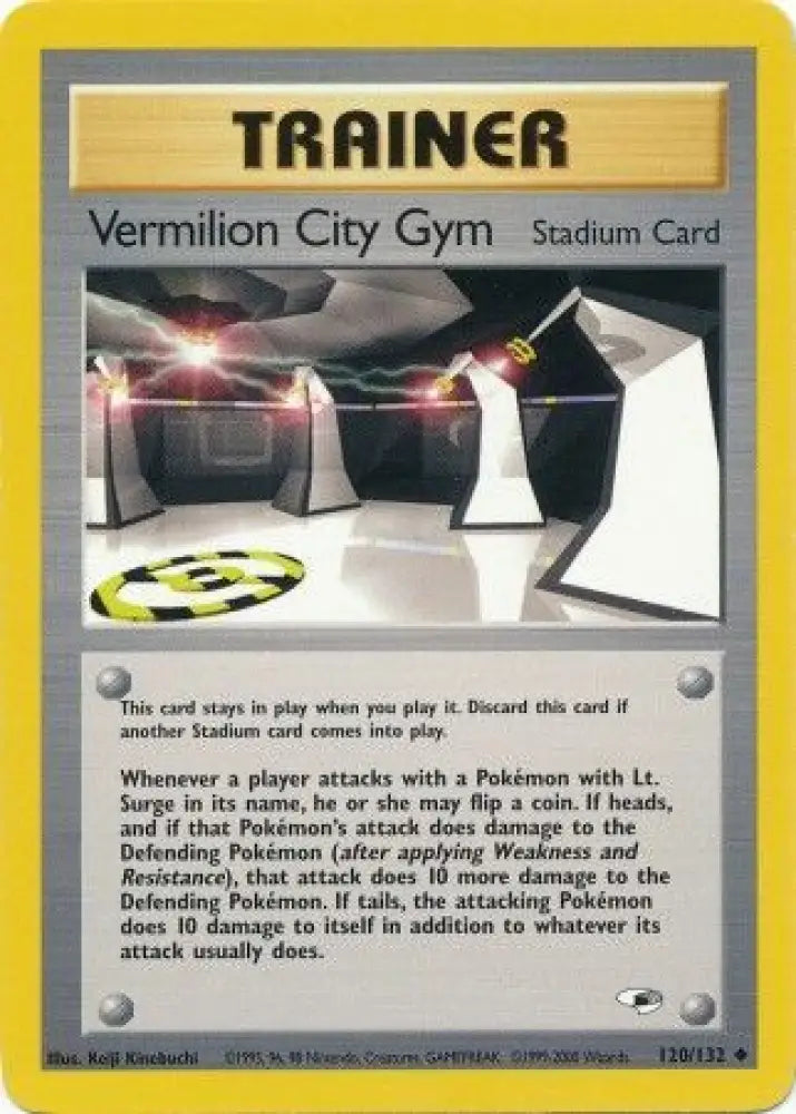 Vermilion City Gym (120/132) [Gym Heroes Unlimited] - Pokemon Single