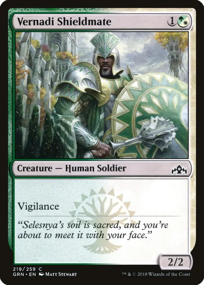 Vernadi Shieldmate [Guilds of Ravnica] - MTG Single