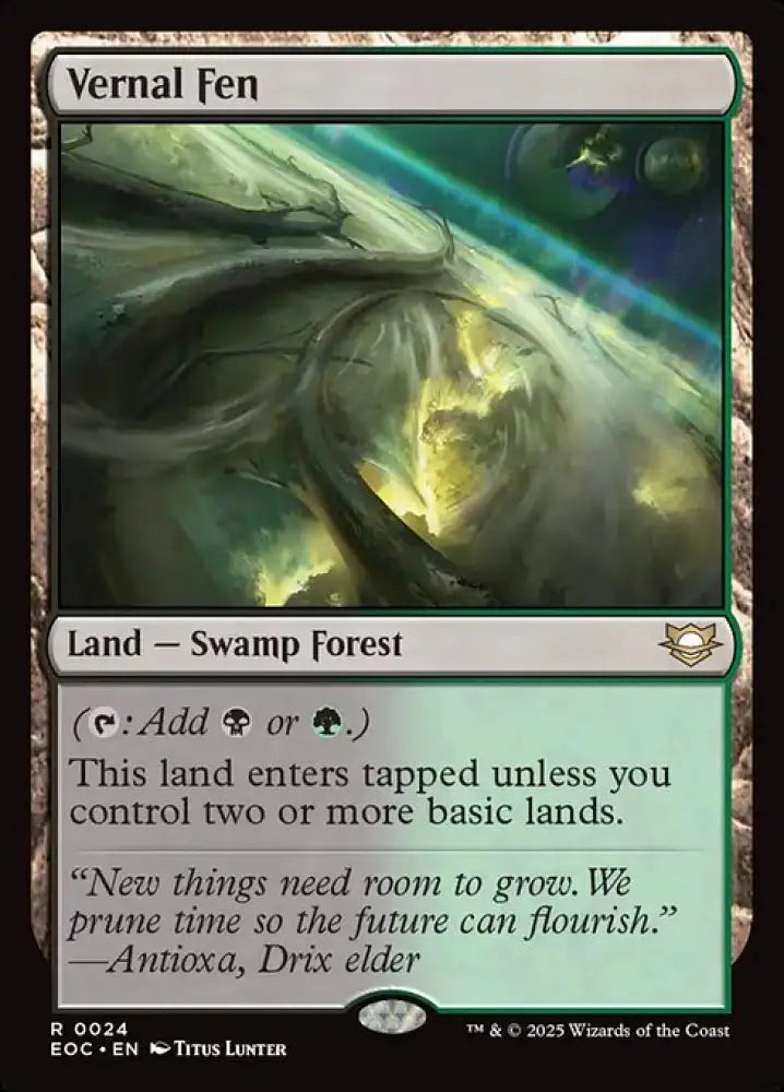 Vernal Fen (24) [Edge of Eternities Commander]