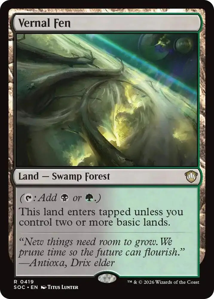 Vernal Fen (419) [Secrets of Strixhaven Commander]