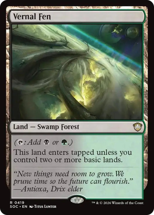 Vernal Fen (419) [Secrets of Strixhaven Commander]