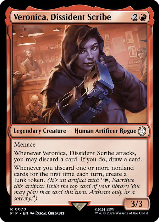 Veronica Dissident Scribe [Fallout] - MTG Single