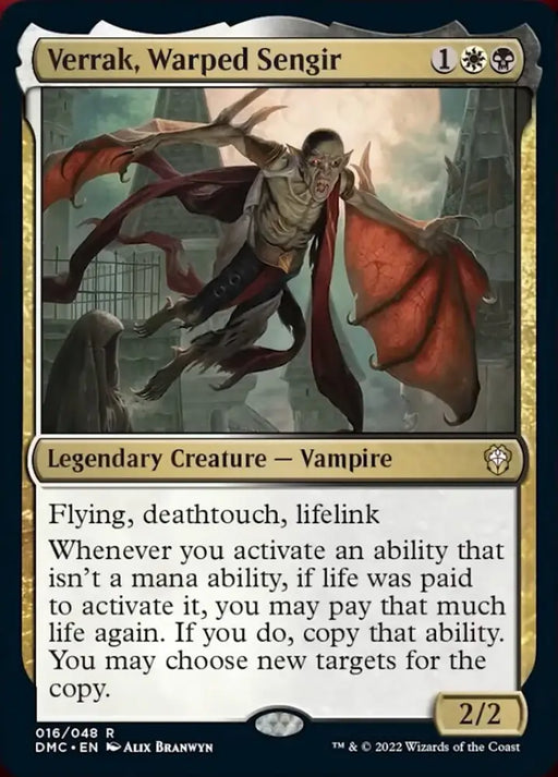 Verrak Warped Sengir [Dominaria United Commander] - MTG Single