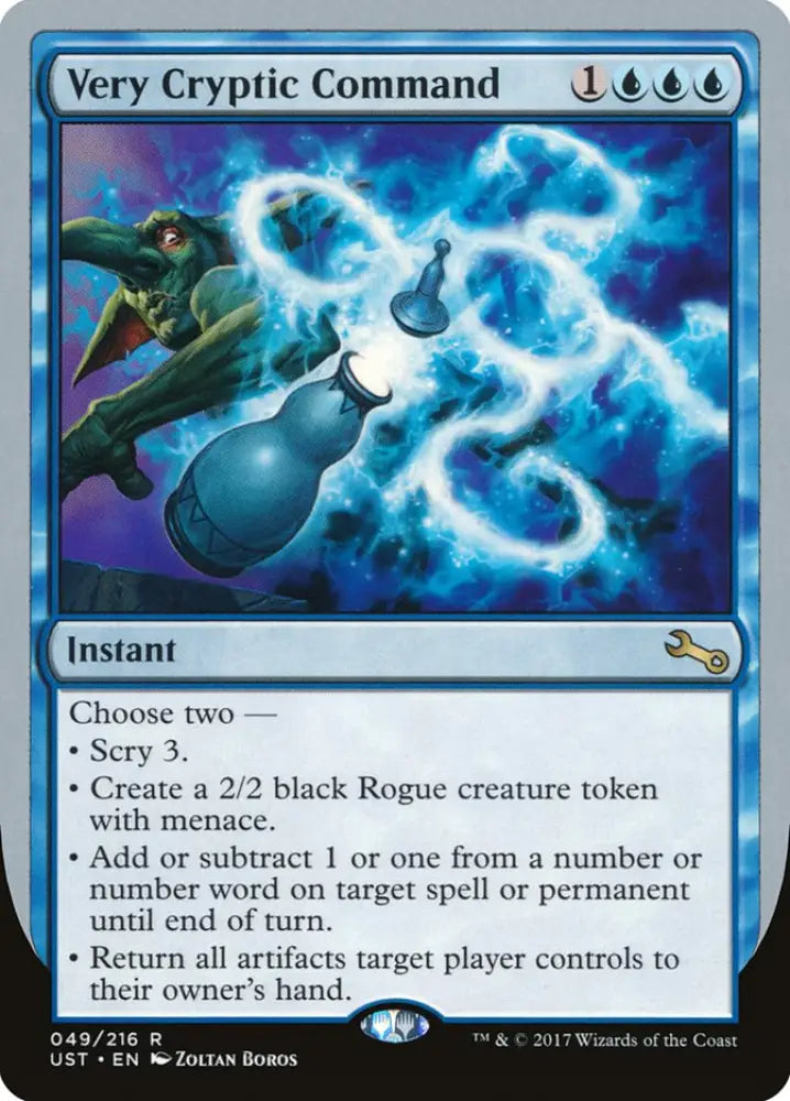Very Cryptic Command (Scry) [Unstable] - MTG Single