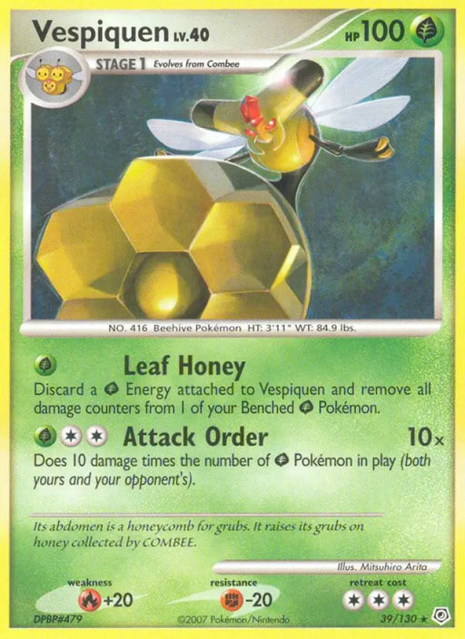 Vespiquen (39/130) [Diamond & Pearl: Base Set] - Pokemon Single