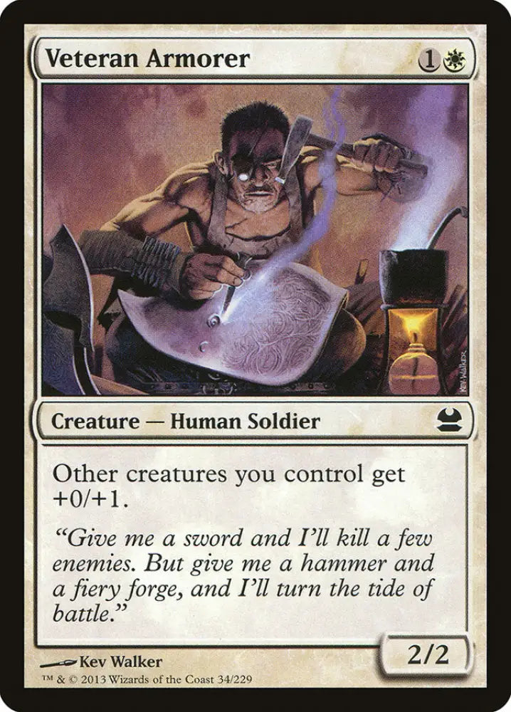 Veteran Armorer [Modern Masters] - MTG Single