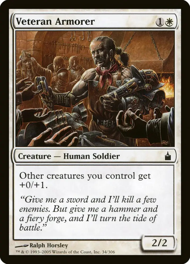 Veteran Armorer [Ravnica: City of Guilds] - MTG Single