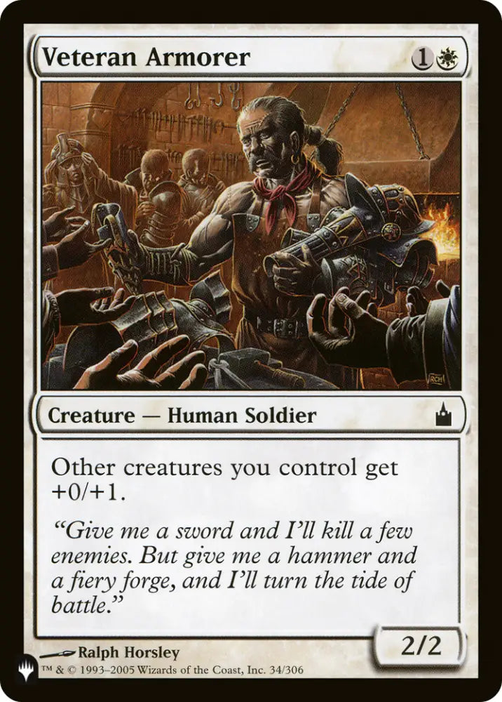 Veteran Armorer [The List] - MTG Single