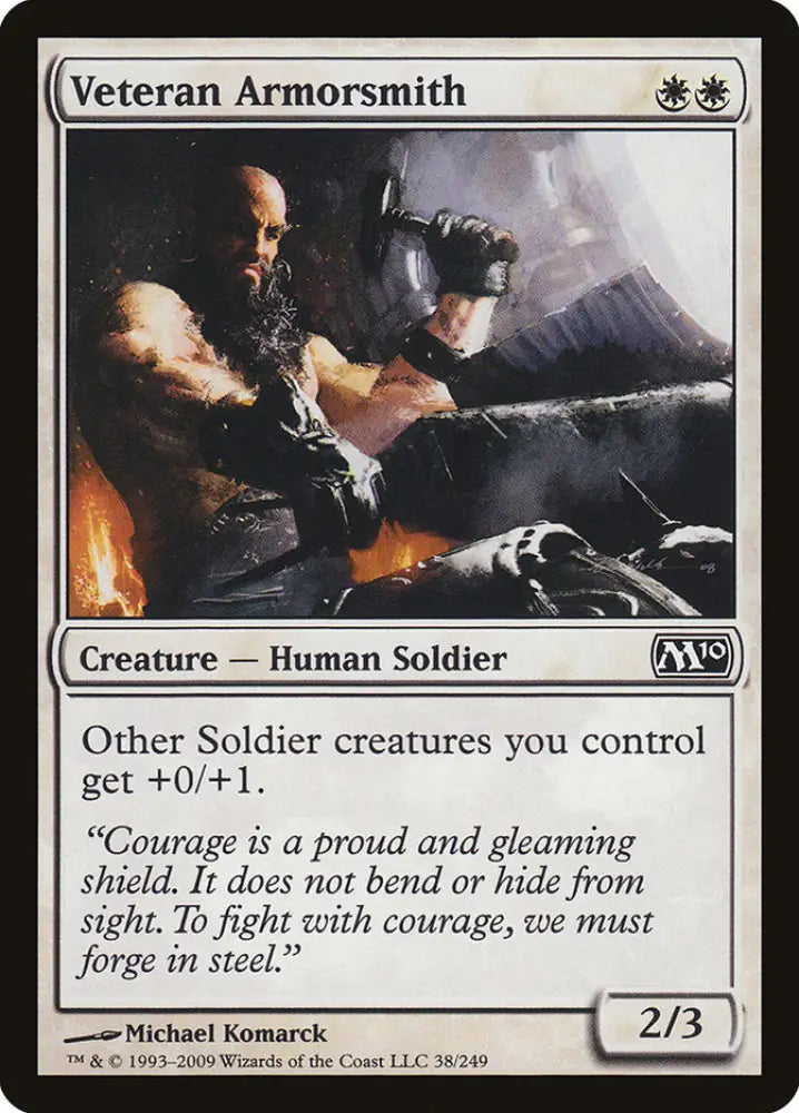 Veteran Armorsmith [Magic 2010] - MTG Single