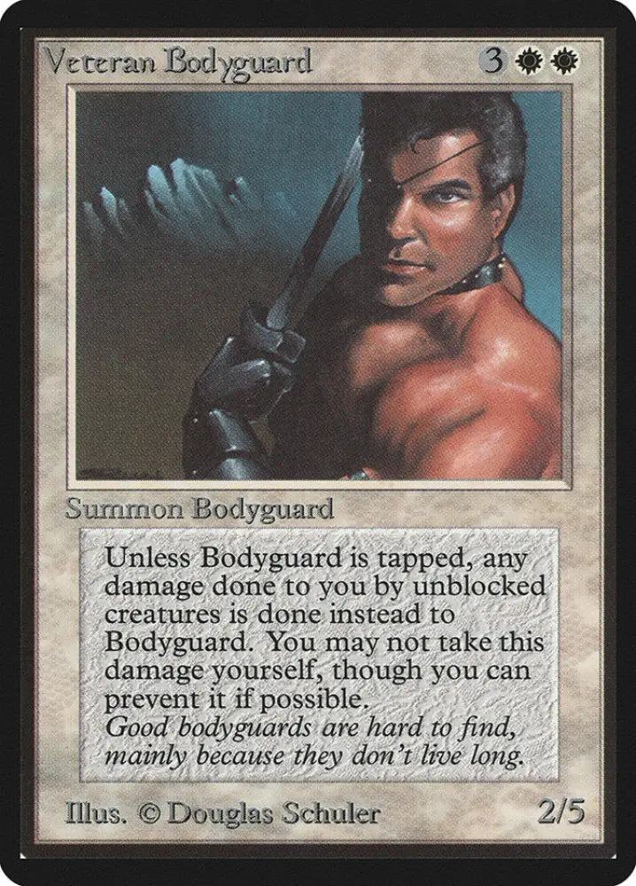 Veteran Bodyguard [Beta Edition] - MTG Single