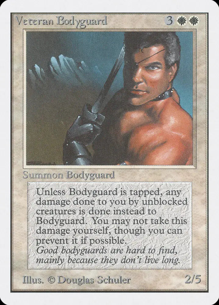 Veteran Bodyguard [Unlimited Edition] - MTG Single