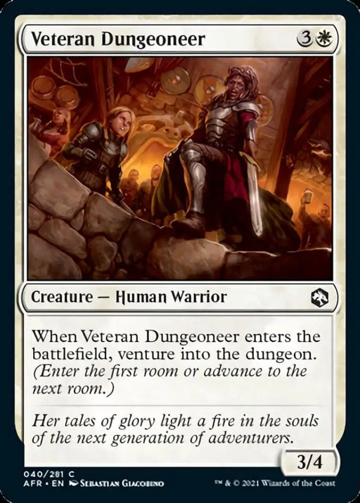 Veteran Dungeoneer [Dungeons & Dragons: Adventures in the Forgotten Realms] - MTG Single