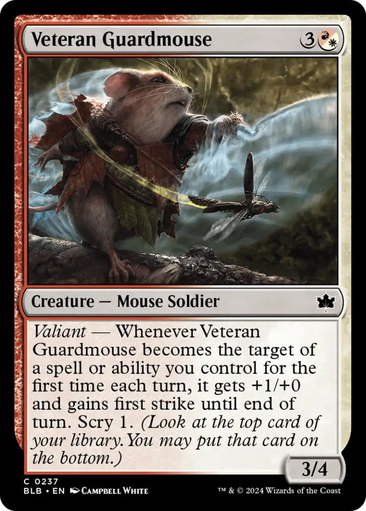 Veteran Guardmouse [Bloomburrow] - MTG Single