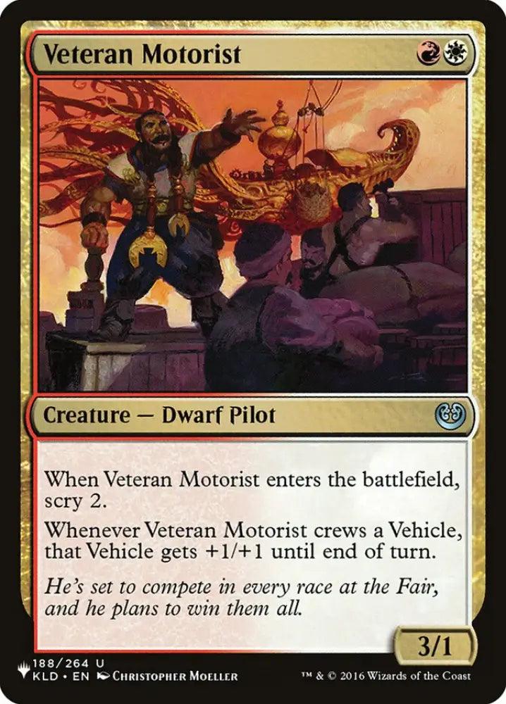 Veteran Motorist [The List] - MTG Single