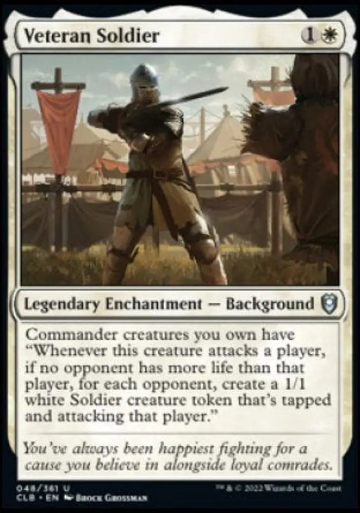 Veteran Soldier [Commander Legends: Battle for Baldur’s Gate] - MTG Single