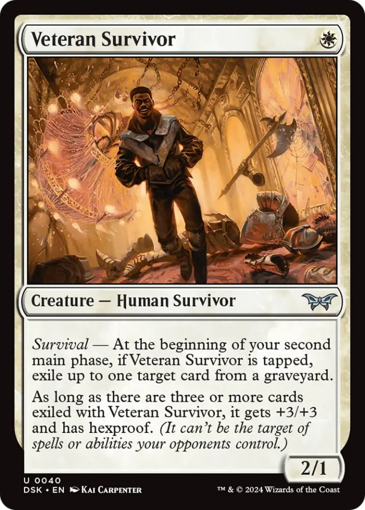 Veteran Survivor [Duskmourn: House of Horror] - MTG Single
