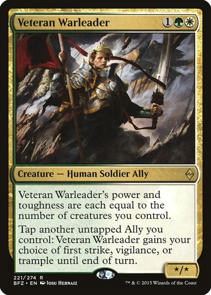 Veteran Warleader [Battle for Zendikar] - MTG Single