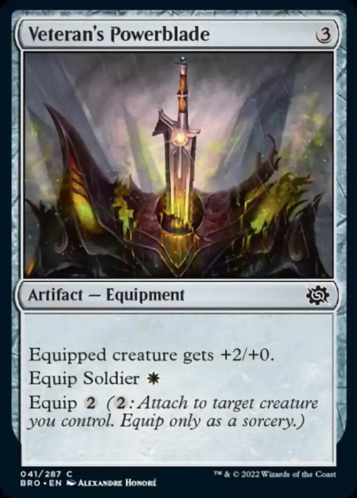 Veteran’s Powerblade [The Brothers’ War] - MTG Single