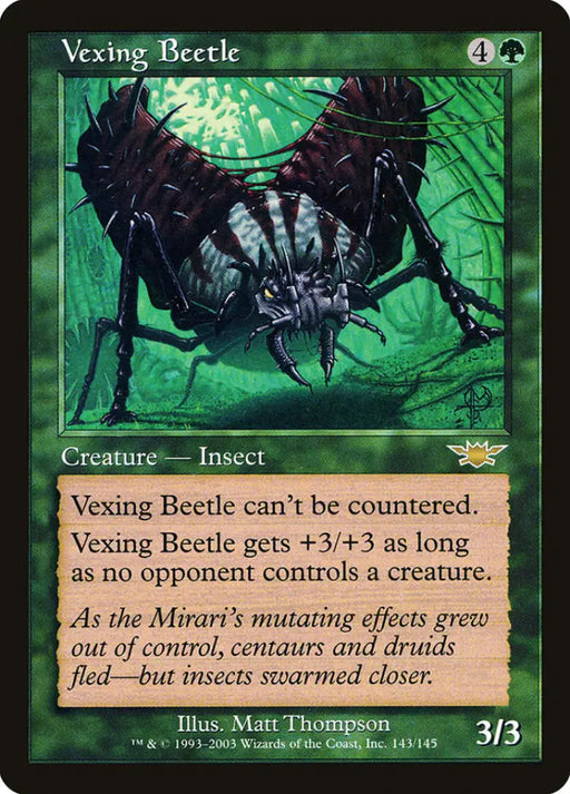 Vexing Beetle [Legions] - MTG Single