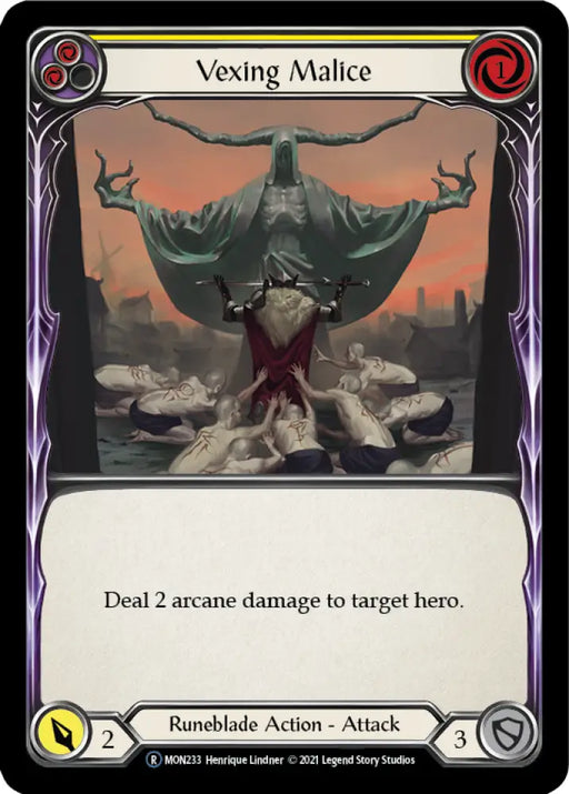 Vexing Malice (Yellow) [Monarch Unlimited] Unlimited Normal - Flesh And Blood Single