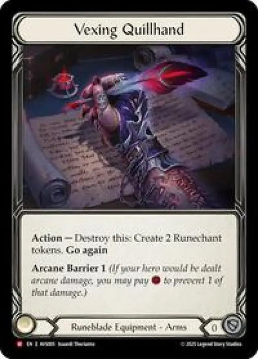 Vexing Quillhand (AVS005) [Armory Deck: Legends Viserai]